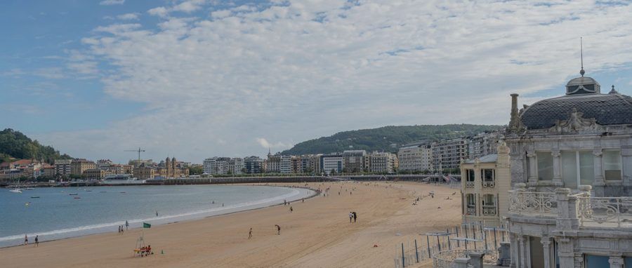 La Concha beach in San Sebastián