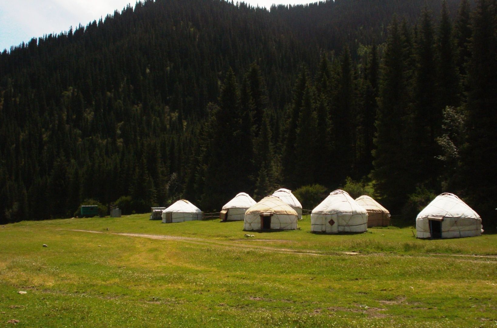 Yurts at Dzhety-Oguz, Kyrgyzstan