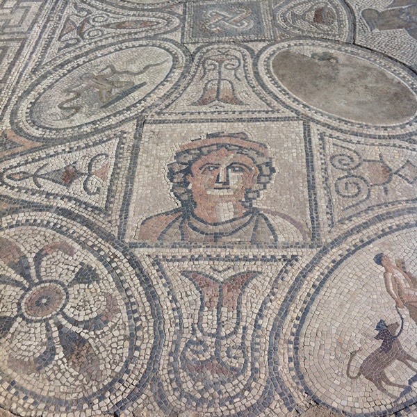 Mosaic floor, Morocco